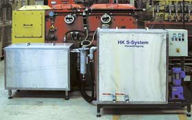 HK S-System&reg; an einer Durchlaufreinigungsanlage